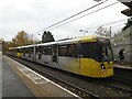 SD8203 : Heaton Moor Tram Stop by Gerald England