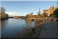 SO8454 : The River Severn at Worcester by Philip Halling