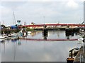 TQ0202 : Bridge across to Industrial area at Littlehampton by Pam Brophy