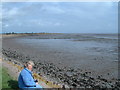 ST3782 : Gold Cliff - Sea Wall - looking East by John Phillips