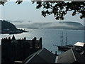 NM8630 : View from McCaig's folly over Oban Bay towards Kerrera by Alan Stewart