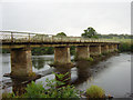 NY8677 : Bridge over the Tyne at Wark by Peter Brooks