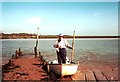 TM3948 : The Butley Ferry (with boat's dog) by Ron Strutt