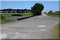 SW7352 : Entrance to Perranporth Airfield by Tony Atkin