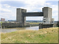 TQ5477 : Darent flood barrier by Stephen Craven