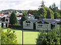 NS5758 : Stamperland Bowling Club by Iain McKenzie