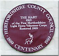 TL4821 : Commemorative plaque accompanying The Hart by SIFrogley