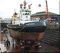 TA1229 : Drydock No.2, Alexandra Dock by George Robinson