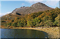 NH0165 : Loch Maree shoreline, in Autumn by Nigel Brown