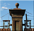 J3574 : Old shipyard gates, Belfast [detail] by Rossographer