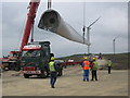 SD8218 : Final turbine blade unloaded at Turbine No 23 by Paul Anderson