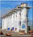 J3676 : Ship supports, Belfast Dry Dock by Rossographer