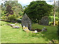 NR9897 : Chambered Cairn in Crarae Gardens by Lairich Rig