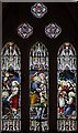 TL5505 : St Peter, Shelley, Essex - East window by John Salmon