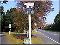 TM3968 : Yoxford Village Sign by Geographer