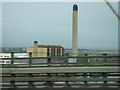 TQ5676 : View of Littlebrook Power Station from the QEII Bridge by Robert Lamb