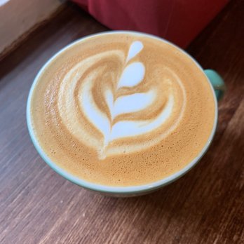 Flat white coffee