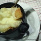 French style ONION soup gratin...my version