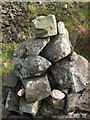 NS4376 : A modern cairn on the Long Crags by Lairich Rig