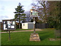 TM1871 : Redlingfield Village Sign & Redlingfield Village Notice Board by Geographer