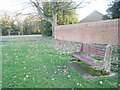 SU6208 : Charlie Perkins's bench in Southwick Recreation Ground by Basher Eyre