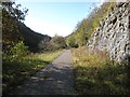 SK1272 : Course of Midland Railway through Chee Dale by David Stowell