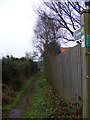 TM4058 : Footpath to Snape Warren by Geographer