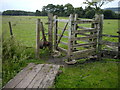 SD5745 : Stile near Bleasdale Circle by Tony  Mercer