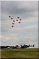 SP6742 : Red Arrows by Richard Smith