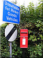 TM3861 : Bigsby's Corner Postbox & Roadsign by Geographer