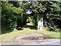 TM3869 : Entrance to the Cemetery, Yoxford by Geographer