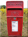 TM4458 : Hazlewood Hall Postbox by Geographer