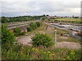 NY4154 : Old railway sheds at Upperby Depot by Rose and Trev Clough