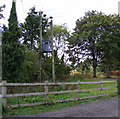 TM3674 : Electricity Pole in Peasenhall Road by Geographer