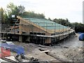 SP9313 : New Visitors Centre at College Lake - Under Construction (September 2009) by Chris Reynolds