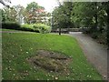 NS4972 : Millstones in Goldenhill Park by Lairich Rig