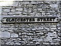 ST9387 : Cast iron street sign in Malmesbury from about 1900 by tristan forward