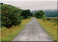 SH6818 : Old railway trackbed near Penmaenpool by Nigel Brown