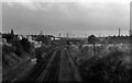 SO9397 : The former GWR mainline looking towards Wolverhampton. Taken from the A41 road bridge. 1978. by Tim Marshall