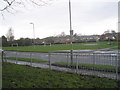 SU6808 : Looking across Elizabeth Road towards the recreation ground by Basher Eyre