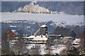 TQ2350 : Reigate Heath Windmill in snow by Ian Capper