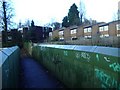 SP0590 : Footbridge across railway at Handsworth by Michael Westley