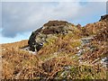 NS4278 : Cornstone outcrop by Lairich Rig