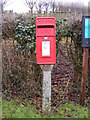 TM3377 : Bridge Farm Halesworth Road Postbox by Geographer