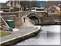 SD9012 : Rochdale Canal; Oldham Road Bridge by David Dixon