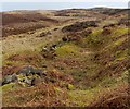 NS4380 : Remains of large rectangular lime-kiln by Lairich Rig