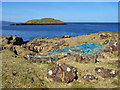  : Lobster pots on Lyndale Point  by Richard Dorrell