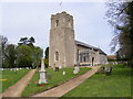 TM3068 : John The Baptist Church, Badingham by Geographer