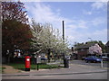 TM0126 : Modern postbox in St Christopher Road, Colchester by PAUL FARMER