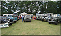 TQ9141 : Land Rovers at Darling Buds Classic Car Show by Oast House Archive